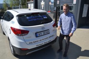 – Hadde vi også fått en hydrogenfyllestasjon i Eidsvoll, ville dette vært helt perfekt, sier Daniel Bügel i Green Drive Region.