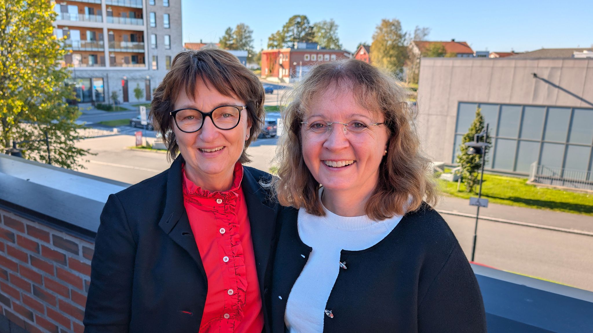 Inger-Lise M. Nøstvik i Kunnskapsbyen og Evy Ann Hagen i Aurskog Sparebank