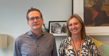 Leif og Anne-Lise foto Kommunikasjonsforeningen Leif Welhaven og Anne-Lise Mørch von der Fehr.