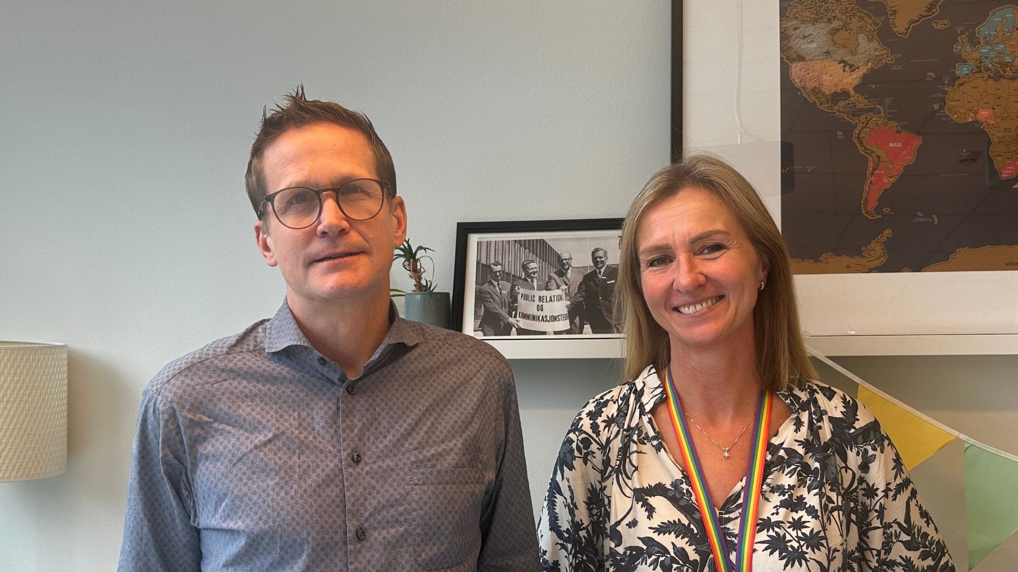 Leif Welhaven og Anne-Lise Mørch von der Fehr.